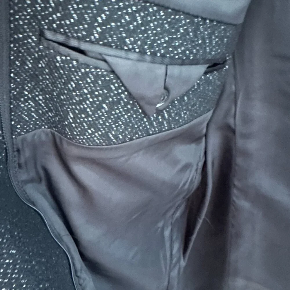 Black & Grey Express XL Men's Jacket with zip-in hooded bib - Picture 10 of 13